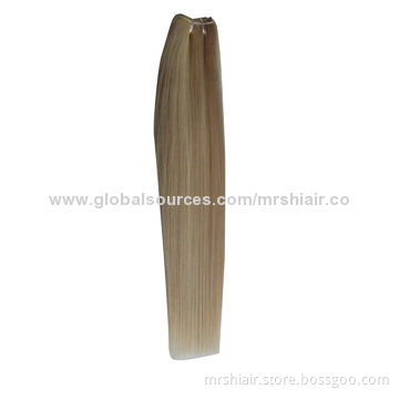 24-inch Piano Color 14/613# Silk Straight Brazilian Remy Hair Weaving